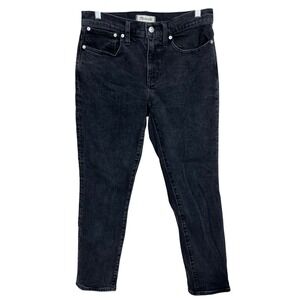 Madewell Tomboy Straight Black Wash Size 26‎